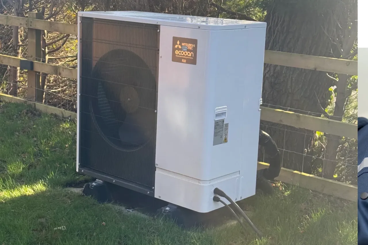 Ecodan heat pump installation